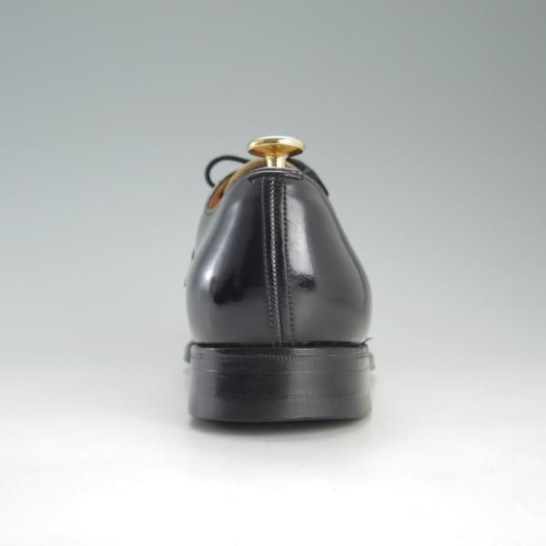 極上★チャーチ 65F/UK6.5【旧チャーチ★ブックバインダーカーフ/3都市ロゴ】84ラスト/Barcroft/パンチドキャップトゥ/黒/Church's★e832