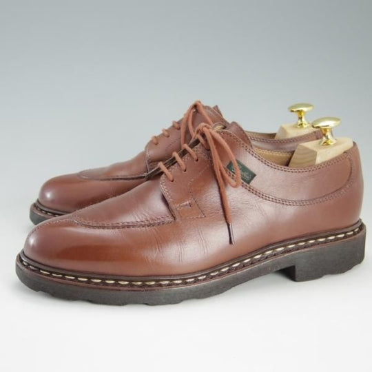 極上★パラブーツ SIZE 5.5【定価￥71,500-★アヴィニョン/AVIGNON】マロン/MARRON/グリフソール/Uチップ/リスレザー/茶/Paraboot★e836