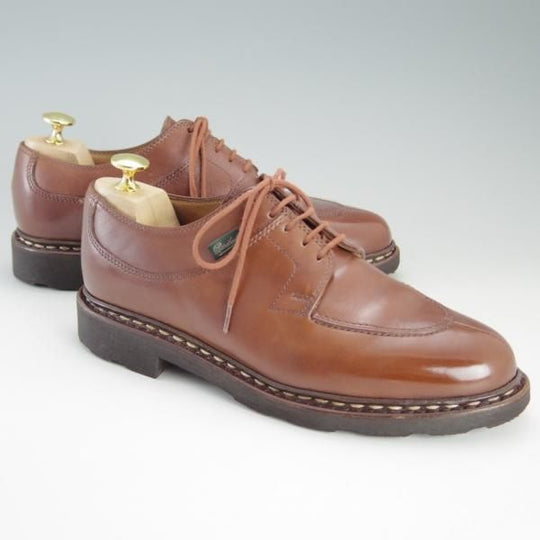 極上★パラブーツ SIZE 5.5【定価￥71,500-★アヴィニョン/AVIGNON】マロン/MARRON/グリフソール/Uチップ/リスレザー/茶/Paraboot★e836