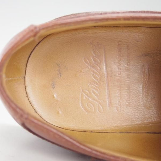 極上★パラブーツ SIZE 5.5【定価￥71,500-★アヴィニョン/AVIGNON】マロン/MARRON/グリフソール/Uチップ/リスレザー/茶/Paraboot★e836