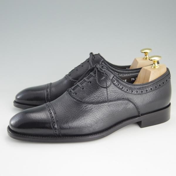 極美品★(伊)サルヴァトーレ・フェラガモ 7.5EE【現行10万円以上★LAVORAZIONEライン/ブラックラピド製法】Salvatore Ferragamo★e838