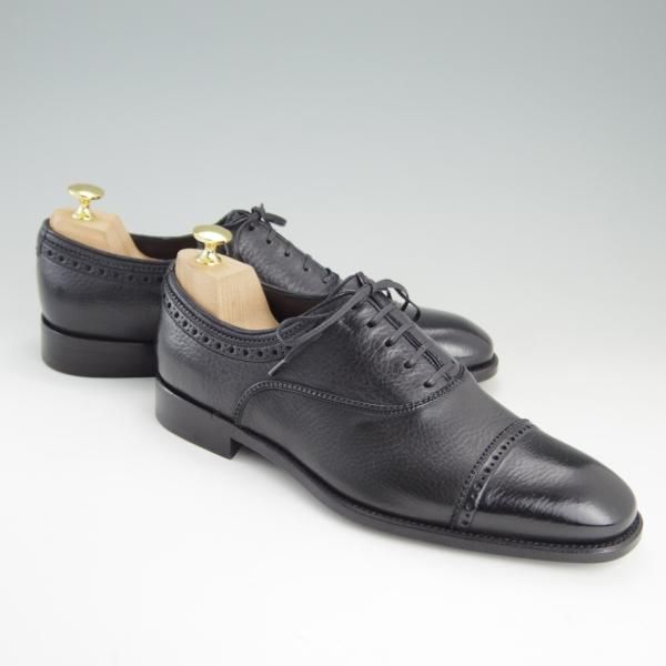 極美品★(伊)サルヴァトーレ・フェラガモ 7.5EE【現行10万円以上★LAVORAZIONEライン/ブラックラピド製法】Salvatore Ferragamo★e838