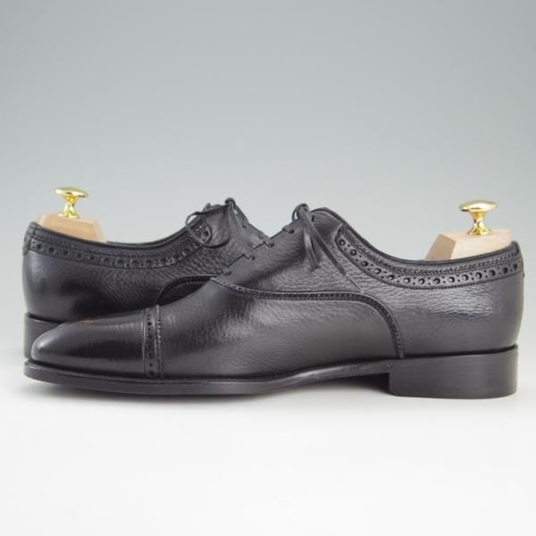 極美品★(伊)サルヴァトーレ・フェラガモ 7.5EE【現行10万円以上★LAVORAZIONEライン/ブラックラピド製法】Salvatore Ferragamo★e838