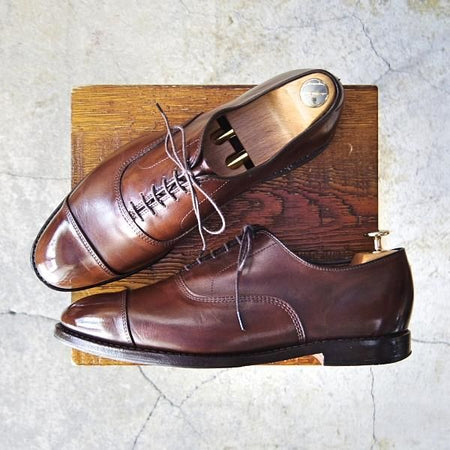 極上★(米)アレンエドモンズ 8.5E【貴重★ブルックスブラザーズ別注/BROOKS BROTHERS】ストレートチップ/カーフ/ALLEN EDMONDS★e840