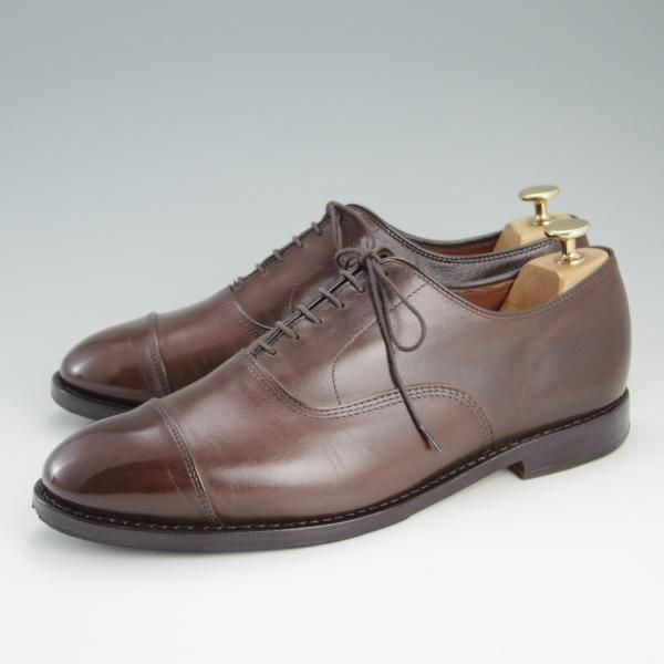 極上★(米)アレンエドモンズ 8.5E【貴重★ブルックスブラザーズ別注/BROOKS BROTHERS】ストレートチップ/カーフ/ALLEN EDMONDS★e840