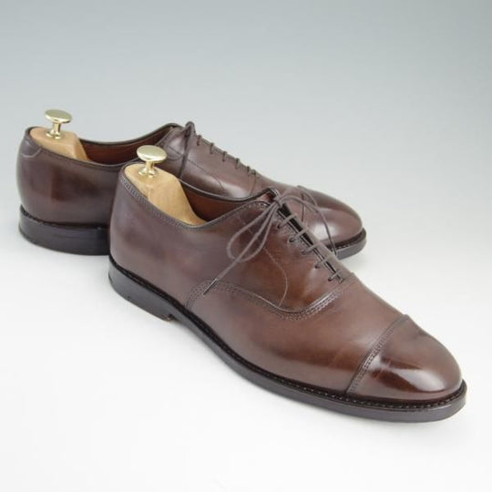 極上★(米)アレンエドモンズ 8.5E【貴重★ブルックスブラザーズ別注/BROOKS BROTHERS】ストレートチップ/カーフ/ALLEN EDMONDS★e840