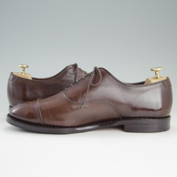 極上★(米)アレンエドモンズ 8.5E【貴重★ブルックスブラザーズ別注/BROOKS BROTHERS】ストレートチップ/カーフ/ALLEN EDMONDS★e840