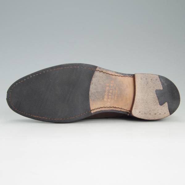 極上★(米)アレンエドモンズ 8.5E【貴重★ブルックスブラザーズ別注/BROOKS BROTHERS】ストレートチップ/カーフ/ALLEN EDMONDS★e840