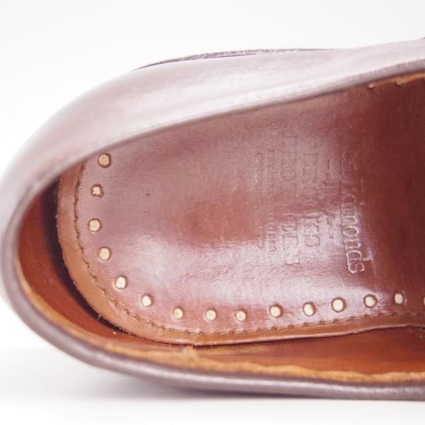 極上★(米)アレンエドモンズ 8.5E【貴重★ブルックスブラザーズ別注/BROOKS BROTHERS】ストレートチップ/カーフ/ALLEN EDMONDS★e840