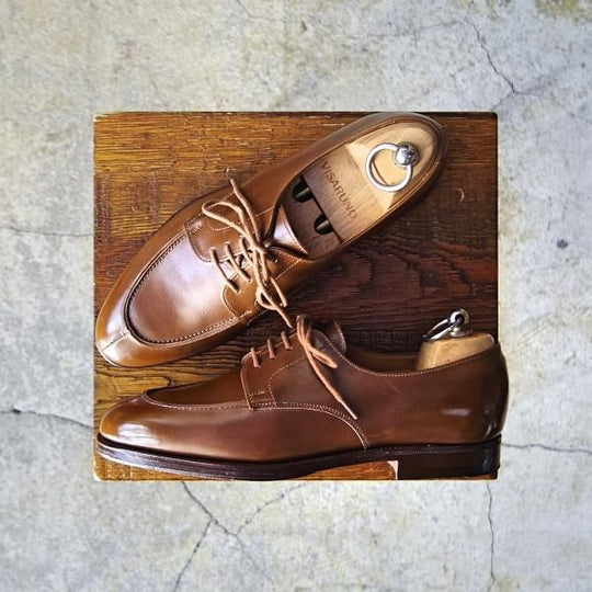 美品★クロケット&ジョーンズ(レディース) 5.5C【貴重★ロイドフットウェア別注/LloydFootwear】587ラスト/Uチップ/Crockett&Jones★e841