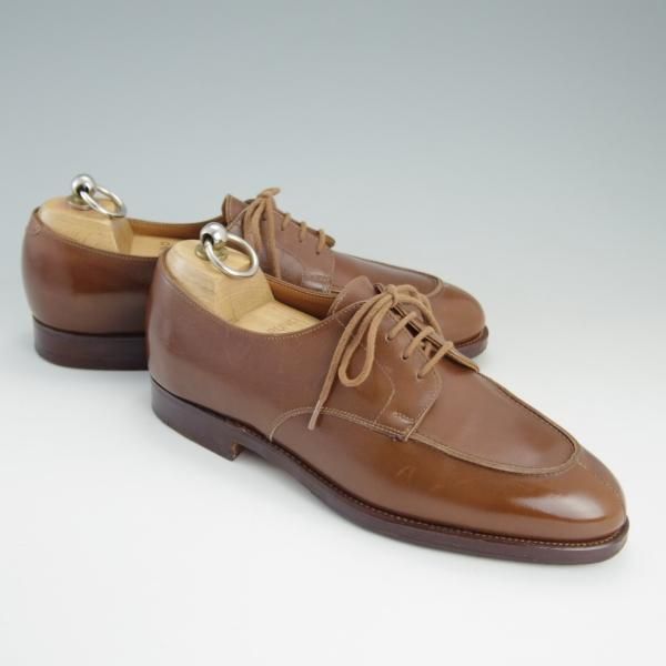 美品★クロケット&ジョーンズ(レディース) 5.5C【貴重★ロイドフットウェア別注/LloydFootwear】587ラスト/Uチップ/Crockett&Jones★e841
