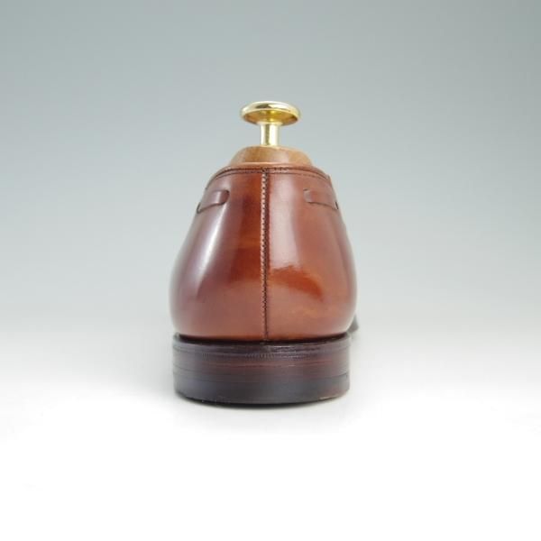 美品★クロケット&ジョーンズ 6.5E【★バーニーズNY別注/NASH 2】376ラスト/タッセルローファー/カーフ/茶/BARNEYS/Crockett&Jones★e842