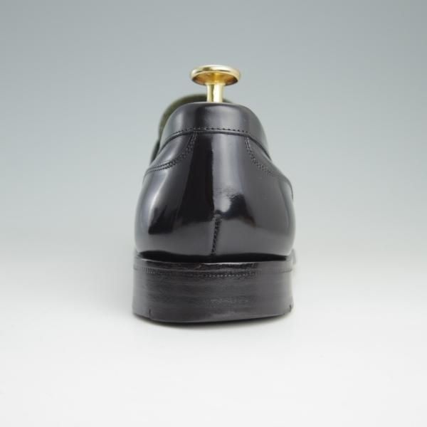 美品★チャーチ 55F/UK5.5【★コインローファー/ポリッシュドバインダーカーフ】4都市ロゴ/黒/メンズ/Church's★e847