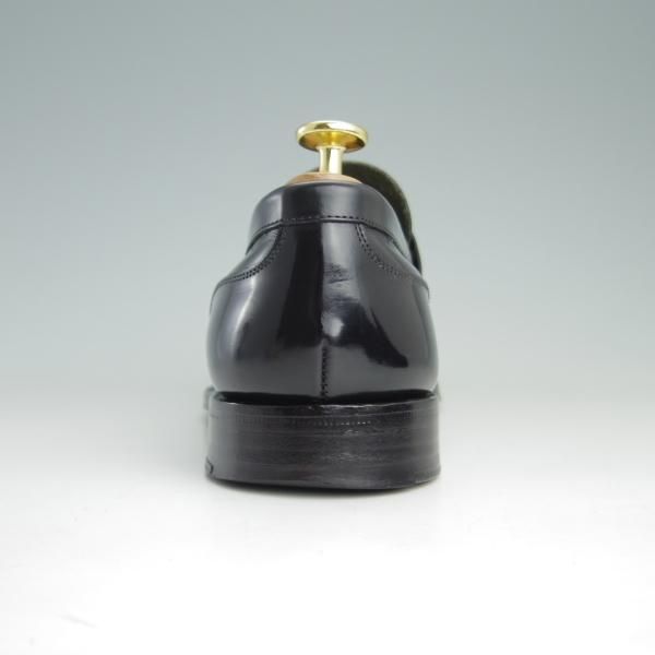 美品★チャーチ 55F/UK5.5【★コインローファー/ポリッシュドバインダーカーフ】4都市ロゴ/黒/メンズ/Church's★e847