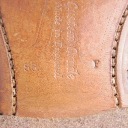 美品★チャーチ 55F/UK5.5【★コインローファー/ポリッシュドバインダーカーフ】4都市ロゴ/黒/メンズ/Church's★e847