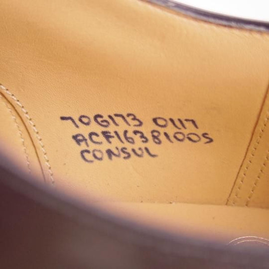 新品★チャーチ 70G/UK7【定価￥130,900-★コンサル/CONSUL】173ラスト/ストレートチップ/ポリッシュドバインダーカーフ/Church's★e848