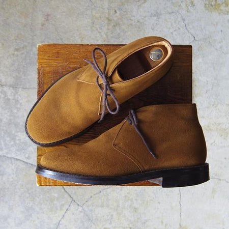 極上★チャーチ 60F/UK6【定価￥73,700-★ダイナイトソール仕様/RYDER 3/ライダー】81ラスト/5都市ロゴ/チャッカブーツ/Church's★e849