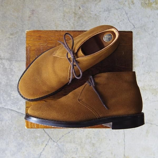 極上★チャーチ 60F/UK6【定価￥73,700-★ダイナイトソール仕様/RYDER 3/ライダー】81ラスト/5都市ロゴ/チャッカブーツ/Church's★e849