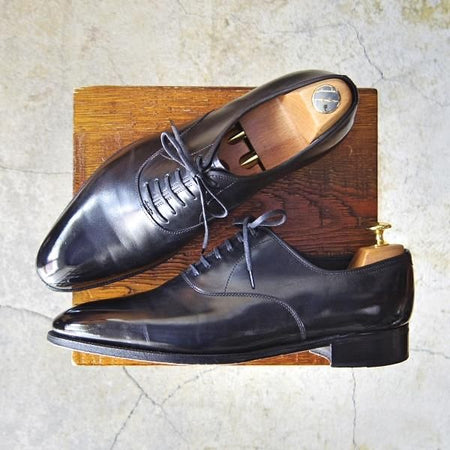 美品★ジョンロブ 8.5E【定価￥253,000-★プレステージライン/GARNIER 2/ガルニエ/7000ラスト】プレーントゥ/カーフ/黒/JOHN LOBB★e851