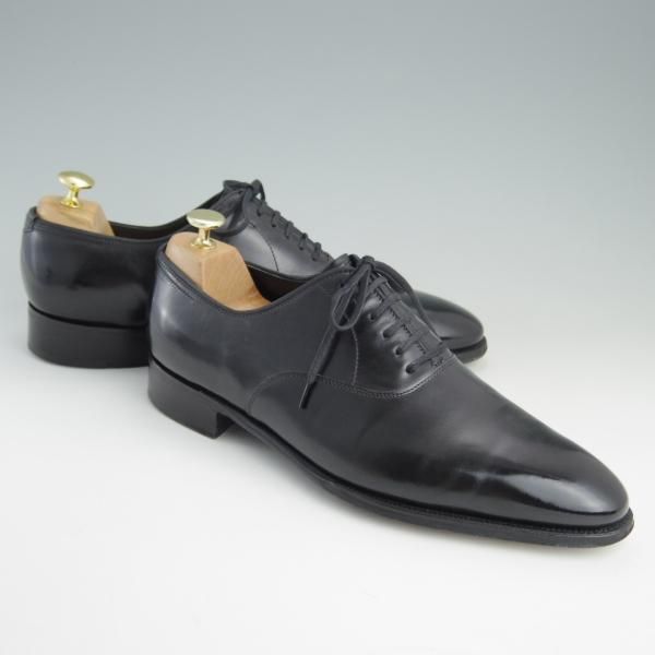 美品★ジョンロブ 8.5E【定価￥253,000-★プレステージライン/GARNIER 2/ガルニエ/7000ラスト】プレーントゥ/カーフ/黒/JOHN LOBB★e851