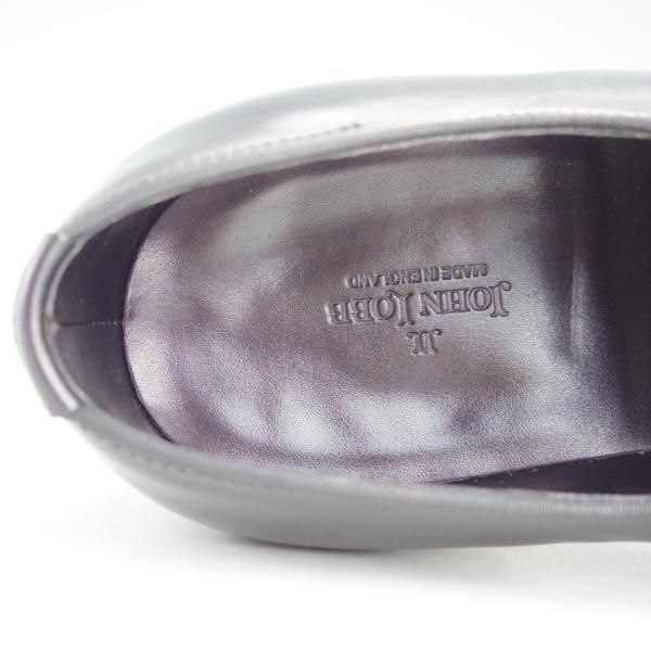 美品★ジョンロブ 8.5E【定価￥253,000-★プレステージライン/GARNIER 2/ガルニエ/7000ラスト】プレーントゥ/カーフ/黒/JOHN LOBB★e851