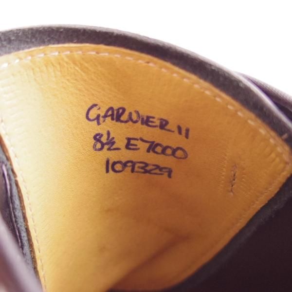 美品★ジョンロブ 8.5E【定価￥253,000-★プレステージライン/GARNIER 2/ガルニエ/7000ラスト】プレーントゥ/カーフ/黒/JOHN LOBB★e851