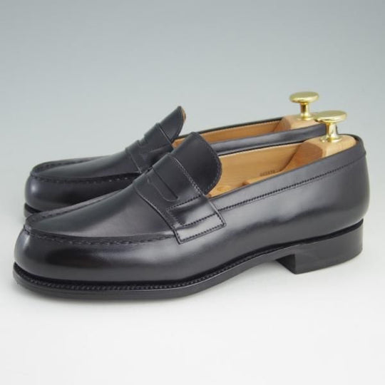 極美品★J.M.ウェストン(レディース) 3C【定価￥110,000-★コインローファー/180】82ラスト/カーフ/黒/Weston/ウエストン(レディース)★e853