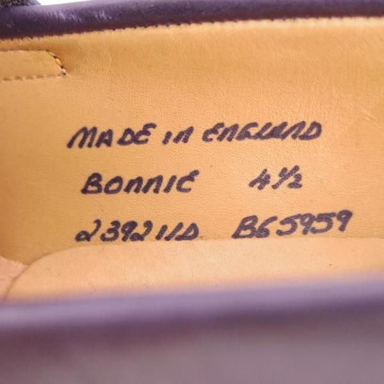 新品★(英)チーニー(レディース) 4.5D【定価￥68,200-★BONNIE/ボニー】23921ラスト/コインローファー/カーフ/白×紺/CHEANEY★e854