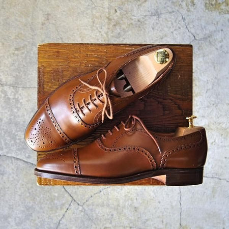 新品★クロケット&ジョーンズ 6.5EX【★ロイドフットウェア別注/CHAIRMAN】236ラスト/セミブローグ/Lloyd Footwear/Crockett&Jones★e855