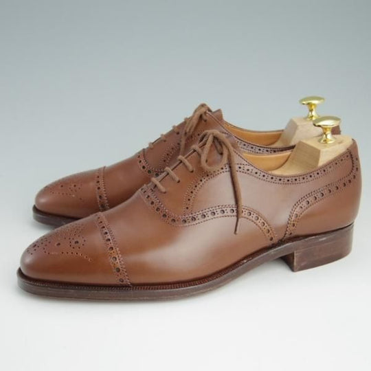 新品★クロケット&ジョーンズ 6.5EX【★ロイドフットウェア別注/CHAIRMAN】236ラスト/セミブローグ/Lloyd Footwear/Crockett&Jones★e855