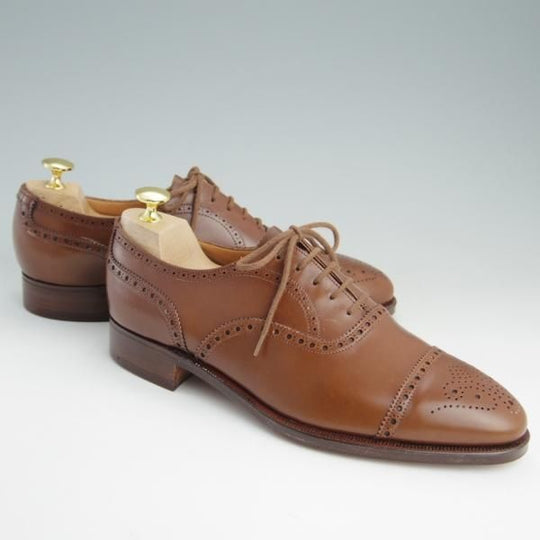 新品★クロケット&ジョーンズ 6.5EX【★ロイドフットウェア別注/CHAIRMAN】236ラスト/セミブローグ/Lloyd Footwear/Crockett&Jones★e855