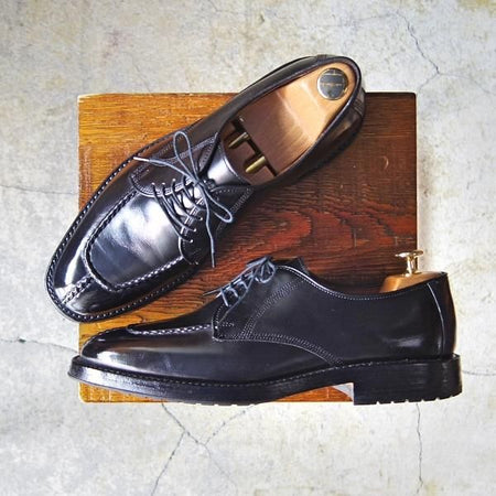 極美品★(米)アレンエドモンズ 8D【★Uチップ/黒】カーフ/メンズ/ALLEN EDMONDS★e859