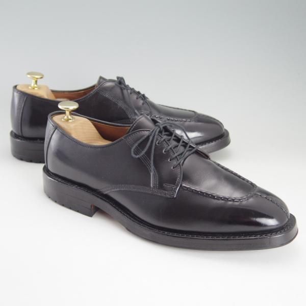 極美品★(米)アレンエドモンズ 8D【★Uチップ/黒】カーフ/メンズ/ALLEN EDMONDS★e859