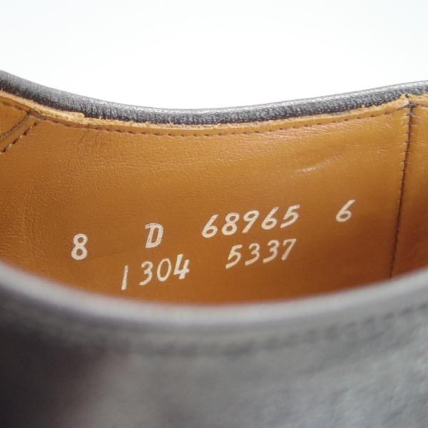 極美品★(米)アレンエドモンズ 8D【★Uチップ/黒】カーフ/メンズ/ALLEN EDMONDS★e859