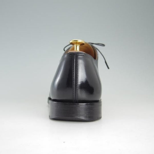 極上★チャーチ 65G/UK7程度【★SAWLEY/130ラスト】4都市ロゴ/プレーントゥ/Vフロント/カーフ/黒/メンズ/Church's★e863