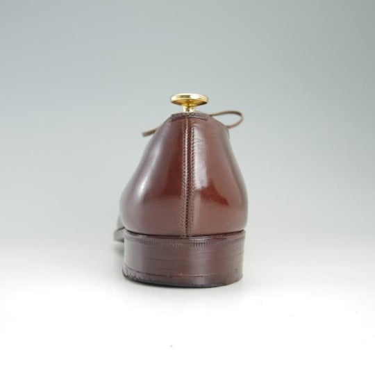 ★チャーチ 90F/UK9【旧チャーチ★2都市ロゴ/73ラスト/JERMYN】プレーントゥ/Vフロント/カーフ/茶/メンズ/Church's★e864