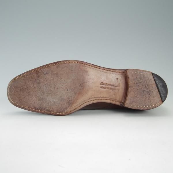 ★チャーチ 90F/UK9【旧チャーチ★2都市ロゴ/73ラスト/JERMYN】プレーントゥ/Vフロント/カーフ/茶/メンズ/Church's★e864