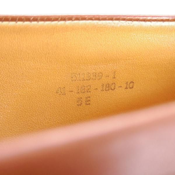 極上★J.M.ウェストン 5E【定価￥110,000-★コインローファー/180】41ラスト/ボックスカーフ/タン/茶/メンズ/Weston/ウエストン★e866