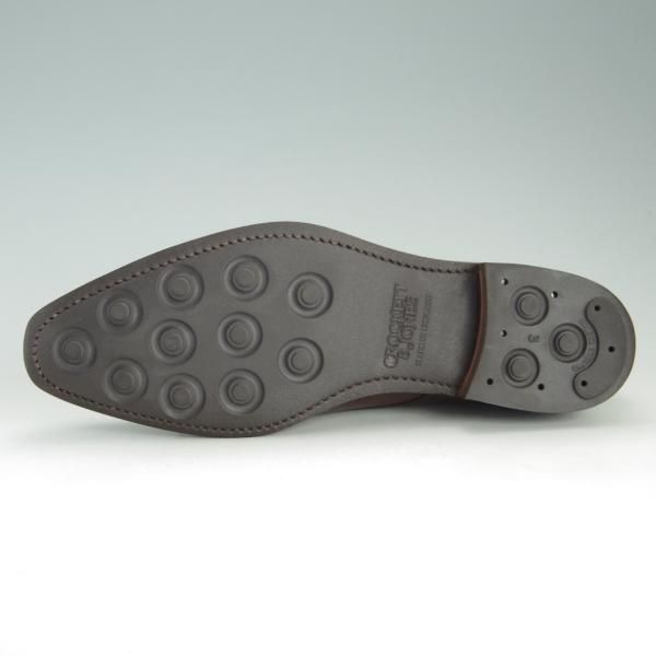 極美品★クロケット&ジョーンズ 6.5E【定価￥96,800-★ダイナイトソール仕様/LOWNDES】348ラスト/ダブルモンク/茶/Crockett&Jones★e867