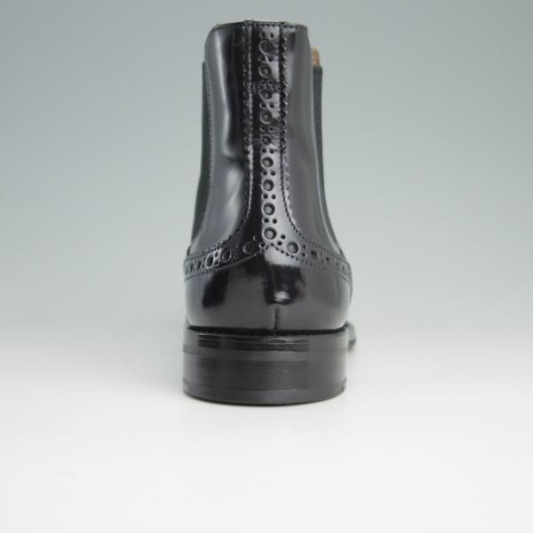極美品★チャーチ(レディース) SIZE 37【定価￥96,800-★KETSBY WG/サイドゴアブーツ】ポリッシュドバインダーカーフ/黒/Church's★e871