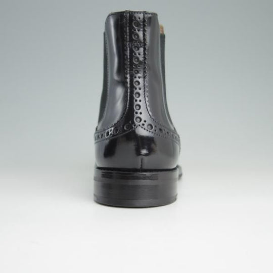 極美品★チャーチ(レディース) SIZE 37【定価￥96,800-★KETSBY WG/サイドゴアブーツ】ポリッシュドバインダーカーフ/黒/Church's★e871