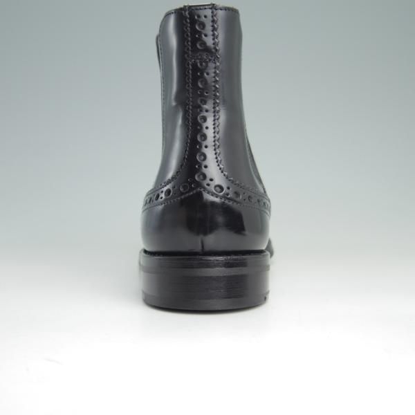 極美品★チャーチ(レディース) SIZE 37【定価￥96,800-★KETSBY WG/サイドゴアブーツ】ポリッシュドバインダーカーフ/黒/Church's★e871