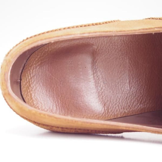 極上★(スペイン製)カルミナ SIZE 9.5【定価￥72,600-★セミブローグ/10051】RAINラスト/スエード/茶/メンズ/CARMINA★e872