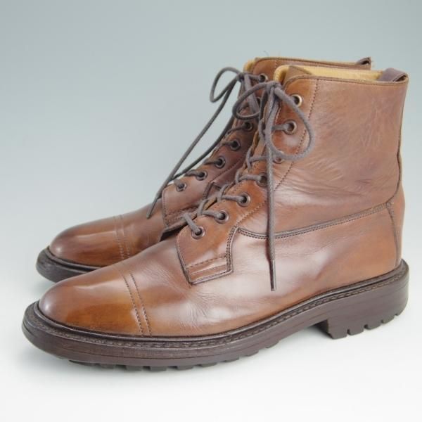 極上★トリッカーズ SIZE 7.5【コマンドソール仕様★カントリーブーツ/GRASSMERE】M6895/カーフ/茶/メンズ/Tricker's★e874