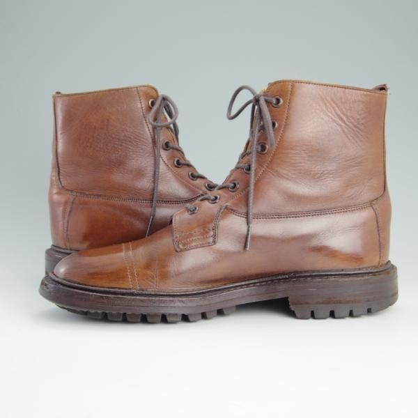 極上★トリッカーズ SIZE 7.5【コマンドソール仕様★カントリーブーツ/GRASSMERE】M6895/カーフ/茶/メンズ/Tricker's★e874