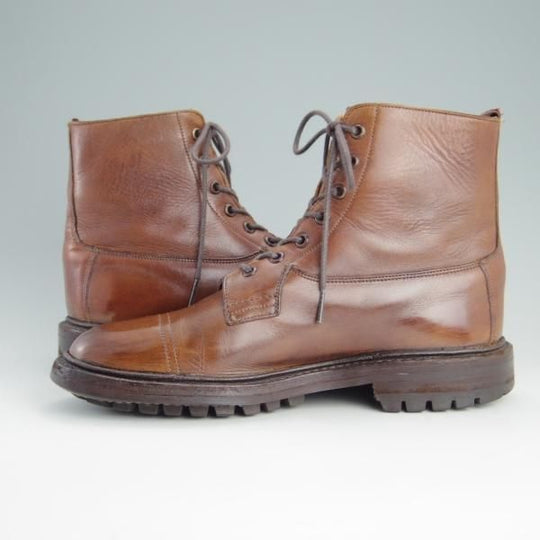 極上★トリッカーズ SIZE 7.5【コマンドソール仕様★カントリーブーツ/GRASSMERE】M6895/カーフ/茶/メンズ/Tricker's★e874