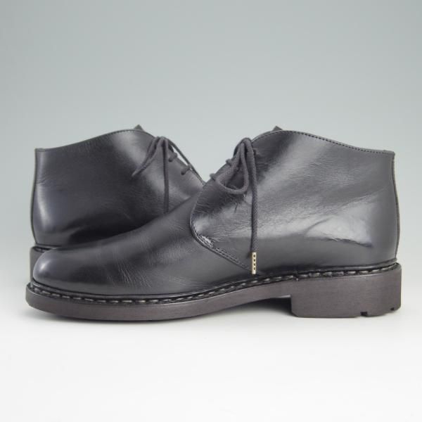 極上★パラブーツ SIZE 6.5【貴重★チャッカブーツ/Proton】プロトン/TEXソール/リスレザー/黒/メンズ/Paraboot★e877