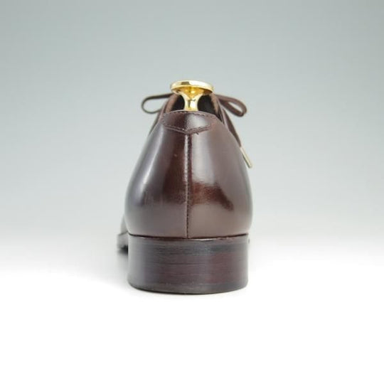 美品★トレーディングポスト SIZE 7【★クォーターブローグ/1007】カーフ/濃茶/メンズ/Trading Post★e878