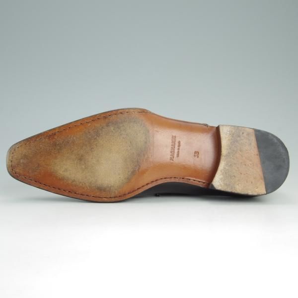 極美品★(スペイン製)マグナーニ SIZE 38【定価￥60,500-★オパンケ/ボロネーゼ製法】18344/セミブローグ/カーフ/MAGNANNI★e880