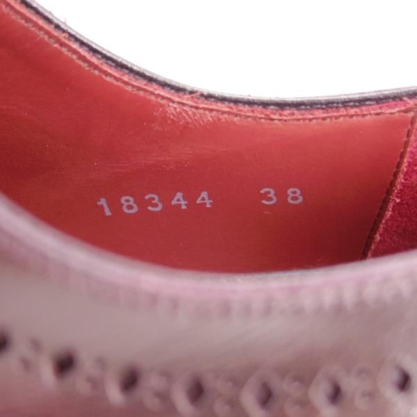極美品★(スペイン製)マグナーニ SIZE 38【定価￥60,500-★オパンケ/ボロネーゼ製法】18344/セミブローグ/カーフ/MAGNANNI★e880